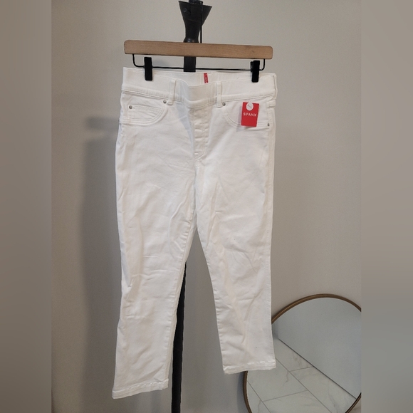 SPANX Denim - Spanx Straight Leg Jeans Size Large Petite New NWT